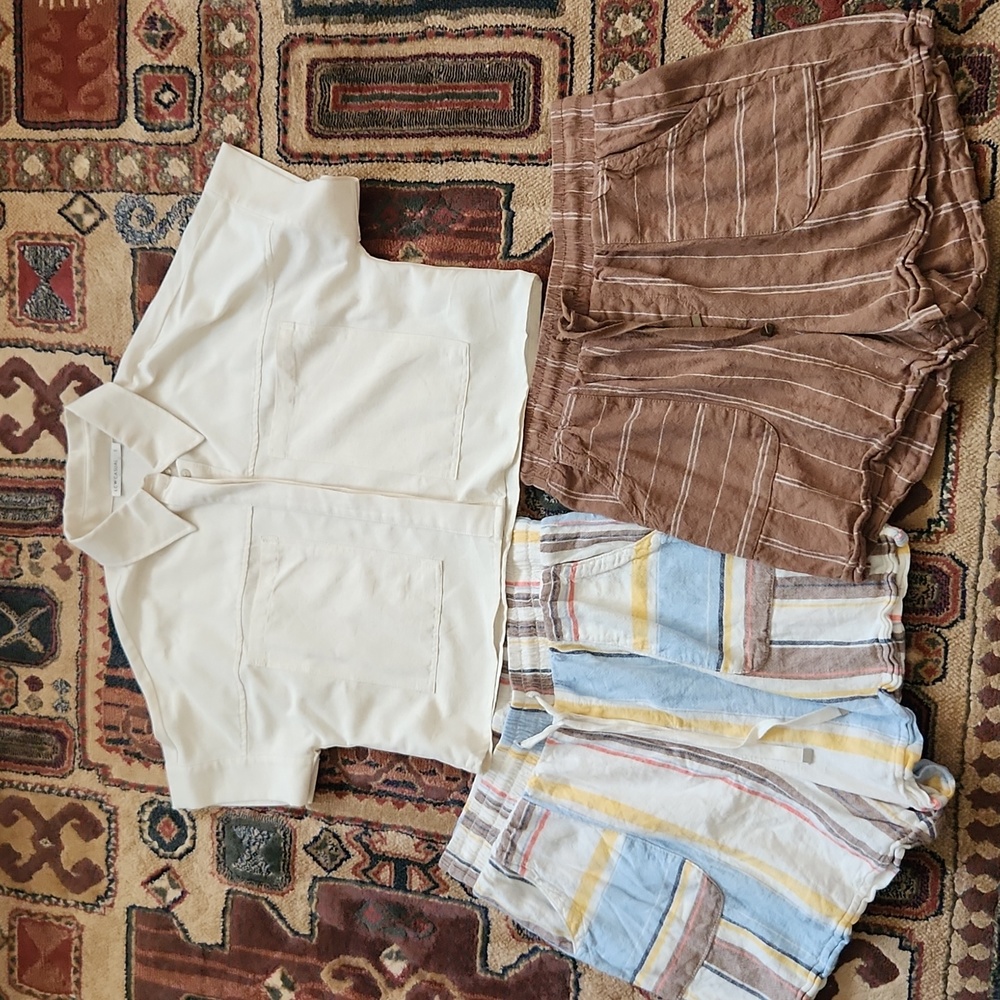 - Bundle of shorts and a top
